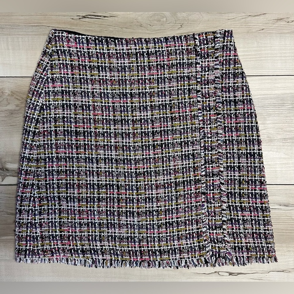 NWT Ann Taylor Women’s Colorful Tweed Skirt Size 6P